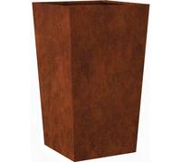 vidaXL Bac à plantes 45x45x75 cm Acier résistant aux intempéries