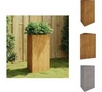 vidaXL Bac à plantes 50x43x75 cm acier corten - Pots de fleurs & bacs à plantes