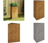 vidaXL Bac à plantes 50x43x75 cm Cortenstahl - Bac à plantes - Planteur de jardin - Pots à plantes - Pots à plantes Pour l'extérieur