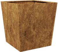 vidaXL Bac à plantes 50x50x50 cm Acier résistant aux intempéries