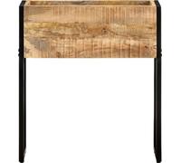 vidaXL Bac à plantes 60x20x68 cm Bois de manguier rugueux