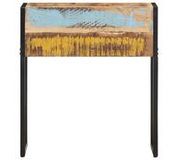vidaXL Bac à plantes 60x20x68 cm Vieux bois massif