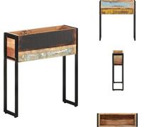 vidaXL Bac à plantes 60x20x68 cm Vieux bois massif - Pots de fleurs & Jardinières