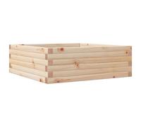 vidaXL Bac à plantes 70x70x23 cm pin massif