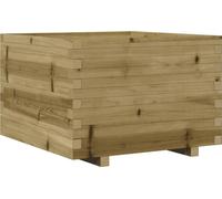 vidaXL Bac à plantes 70 x 70 x 49,5 cm – Bois de pin imprégné