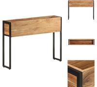 vidaXL Bac à plantes 90x20x68 cm Acacia Bois de Mangue - Pots de fleurs & Jardinières