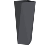 vidaXL Bac à plantes Anthracite 30 x 30 x 75 cm Acier