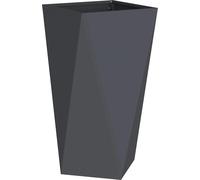 vidaXL Bac à plantes Anthracite 40 x 40 x 75 cm Acier