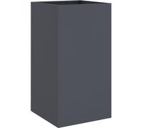 vidaXL Bac à plantes anthracite 42x38x75 cm acier