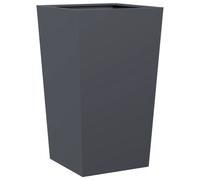 vidaXL Bac à plantes Anthracite 45x45x75 cm Acier
