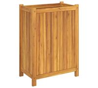 vidaXL Bac à plantes avec insert 54x31x75 cm bois massif acacia