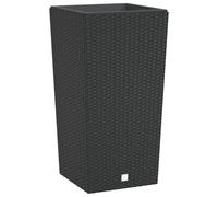 vidaXL Bac à plantes avec insert amovible Anthracite 21/49 L PP