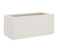 vidaXL Bac à plantes 80x36x35 cm PP blanc