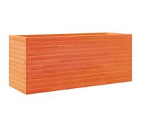 vidaXL Bac à plantes brun cireux 110x40x45,5 cm Pin massif