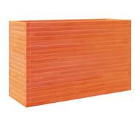 vidaXL Bac à plantes brun cireux 110x40x68,5 cm Pin massif