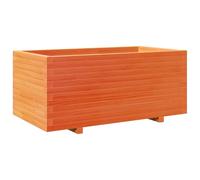 vidaXL Bac à plantes brun cireux 110x60x49,5 cm Pin massif