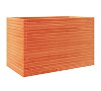 vidaXL Bac à plantes brun cireux 110x60x68,5 cm Pin massif
