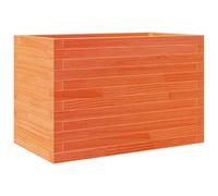 vidaXL Bac à plantes brun cireux 70 x 40 x 45,5 cm en pin massif