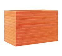 vidaXL Bac à plantes brun cireux 70x40x46 cm en pin massif
