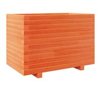 vidaXL Bac à plantes brun cireux 70x40x49,5 cm Pin massif