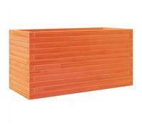 vidaXL Bac à plantes brun cireux 90x40x45,5 cm Pin massif