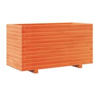 vidaXL Bac à plantes 847375 en pin massif brun cireux 90x40x49,5 cm