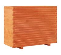 vidaXL Bac à plantes brun cireux 90x40x72 cm pin massif