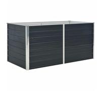 vidaXL Lit surélevé Anthracite 160 x 80 x 77 cm Acier galvanisé
