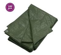 vidaXL Bâche de protection 180 g/m² 6x8 m PEHD vert