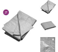 vidaXL Bâche 180 g/m² 8x10 m gris HDPE - Bâches