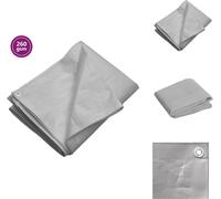 vidaXL Bâche 260 g/m² 4x6 m Gris HDPE - Bâches