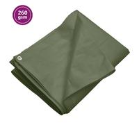 vidaXL Bâche 260 g/m² 3x6 m Vert PEHD