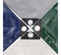 vidaXL Bâche 650 g / m² 3 x 5 m Bleu Bleu G