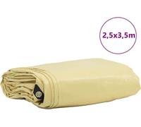 vidaXL Bâche 650g / m² Beige 2,5 x 3,5 m Canvas avec revêtement PVC
