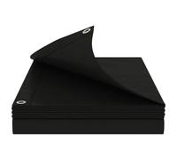 vidaXL Bâche à œillets gris anthracite 2 x 3 m 260 g/m² PE imperméable bord renforcé avec corde résistante à la moisissure Idéal pour meubles, voitures et camping