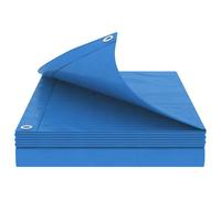 vidaXL Bâche avec ?illets Bleu 2 x 3 m 90 gsm PE