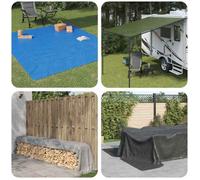 vidaXL Bâche avec œillets Vert 3 x 3 m 260 gsm PE 42039368