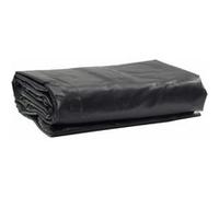 vidaXL Bâche de toit 1x2,5 m 650 g/m² Noir avec œillets métalliques UV