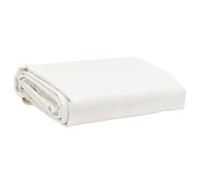 vidaXL Bâche, Couverture de Toit avec Oeillets Métalliques, Bâche de Protection Résistante aux UV Jardin Extérieur, Blanc 5x5 m 650 g/m²