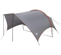 vidaXL Bâche de camping imperméable, grise et orange, 550 x 400 x 230 cm