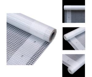 vidaXL Bâche de couverture Leno Blanc 2 x 10 m 260 g/m² - Bâches