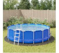 vidaXL Bâche de piscine Ø500 cm – Gris clair