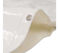 vidaXL Bâche de protection 650 g/m² 4x6 m blanc