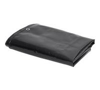 vidaXL Bâche de Protection Couverture de Meubles de Jardin Couverture pour Remorque Ouverte Résistance aux UV 151359 Noir G
