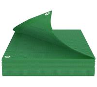 vidaXL Bâche plate avec œillets, couleur verte, 8 x 10 mètres, 140 g/m² en PE