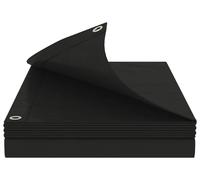vidaXL Bâche plate avec œillets, gris anthracite, 8 x 10 m, 180 g/m², en polyéthylène