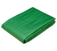vidaXL Bâche plate avec œillets, verte, 2 x 20 mètres, 260 g/m² en PE