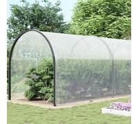 vidaXL Bâche transparente 10x10 m avec œillets – polyéthylène