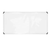 vidaXL Bâche transparente avec œillets 1x2 m polyéthylène, bâche claire, bâche claire résistante, bâche en plastique transparente
