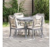 vidaXL Bâche transparente 2x3 m PVC